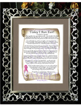 Today I Run East! (Prayer of Hope) - Encouragement Gift - PurpleWishingGate.com
