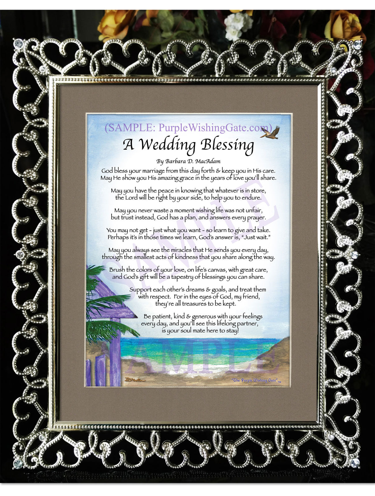 A Wedding Blessing - Wedding Gift - PurpleWishingGate.com