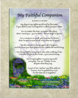 My Faithful Companion (8x10) - 8x10 Custom Matted Clearance - PurpleWishingGate.com