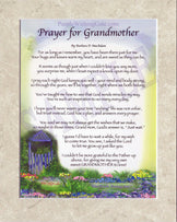 Prayer for Grandmother (8x10) - 8x10 Custom Matted Clearance - PurpleWishingGate.com