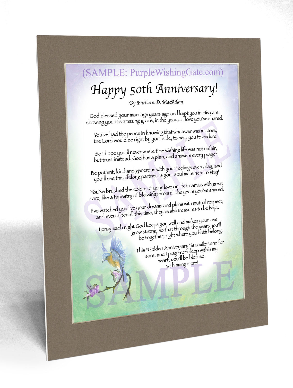 Happy 50th Anniversary! - Anniversary Gift - PurpleWishingGate.com