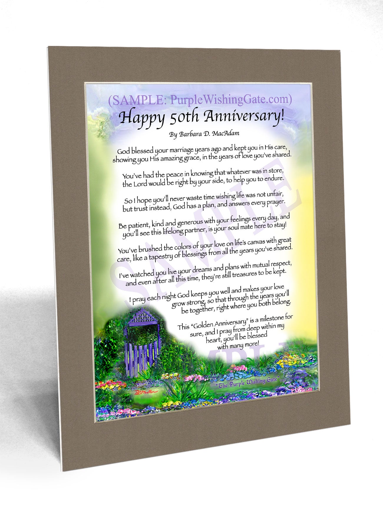 Happy 50th Anniversary! - Anniversary Gift - PurpleWishingGate.com