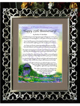 Happy 25th Anniversary! - Anniversary Gift - PurpleWishingGate.com