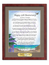 Happy 25th Anniversary! - Anniversary Gift - PurpleWishingGate.com