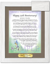 Happy 25th Anniversary! - Anniversary Gift - PurpleWishingGate.com
