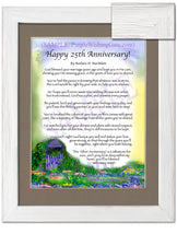 Happy 25th Anniversary! - Anniversary Gift - PurpleWishingGate.com