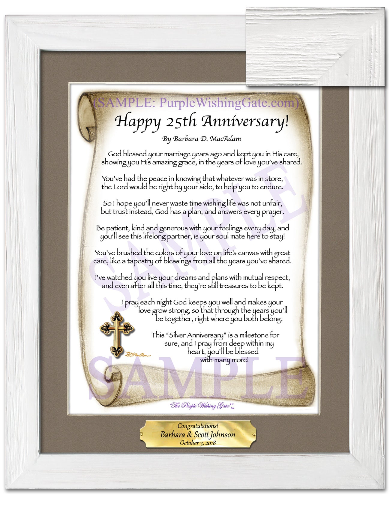 Happy 25th Anniversary! - Anniversary Gift - PurpleWishingGate.com