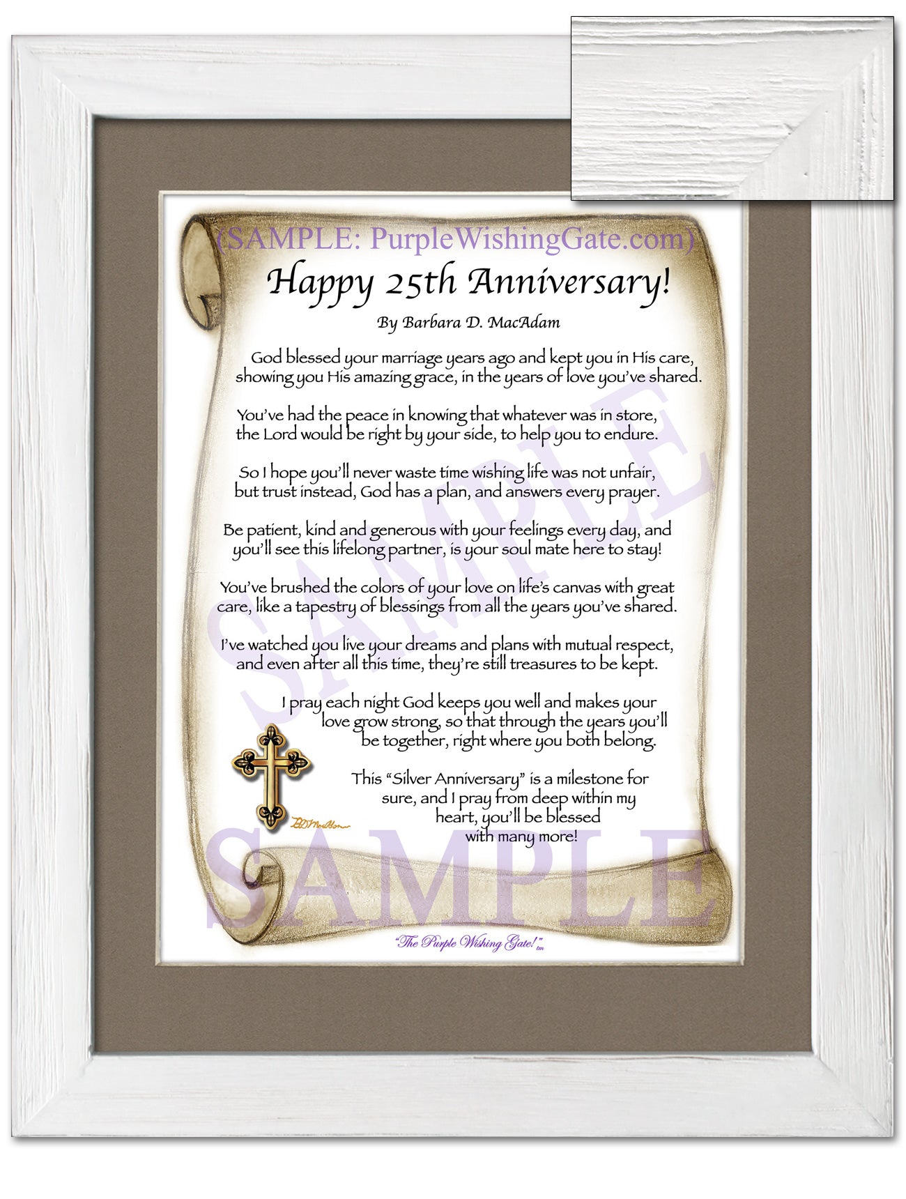 Happy 25th Anniversary! - Anniversary Gift - PurpleWishingGate.com