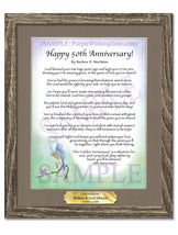 Happy 50th Anniversary! - Anniversary Gift - PurpleWishingGate.com