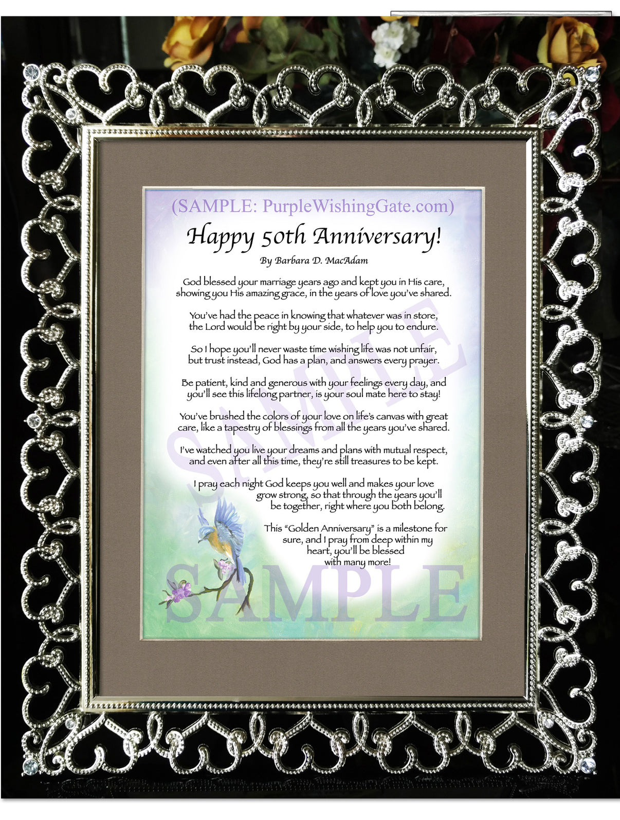 Happy 50th Anniversary! - Anniversary Gift - PurpleWishingGate.com