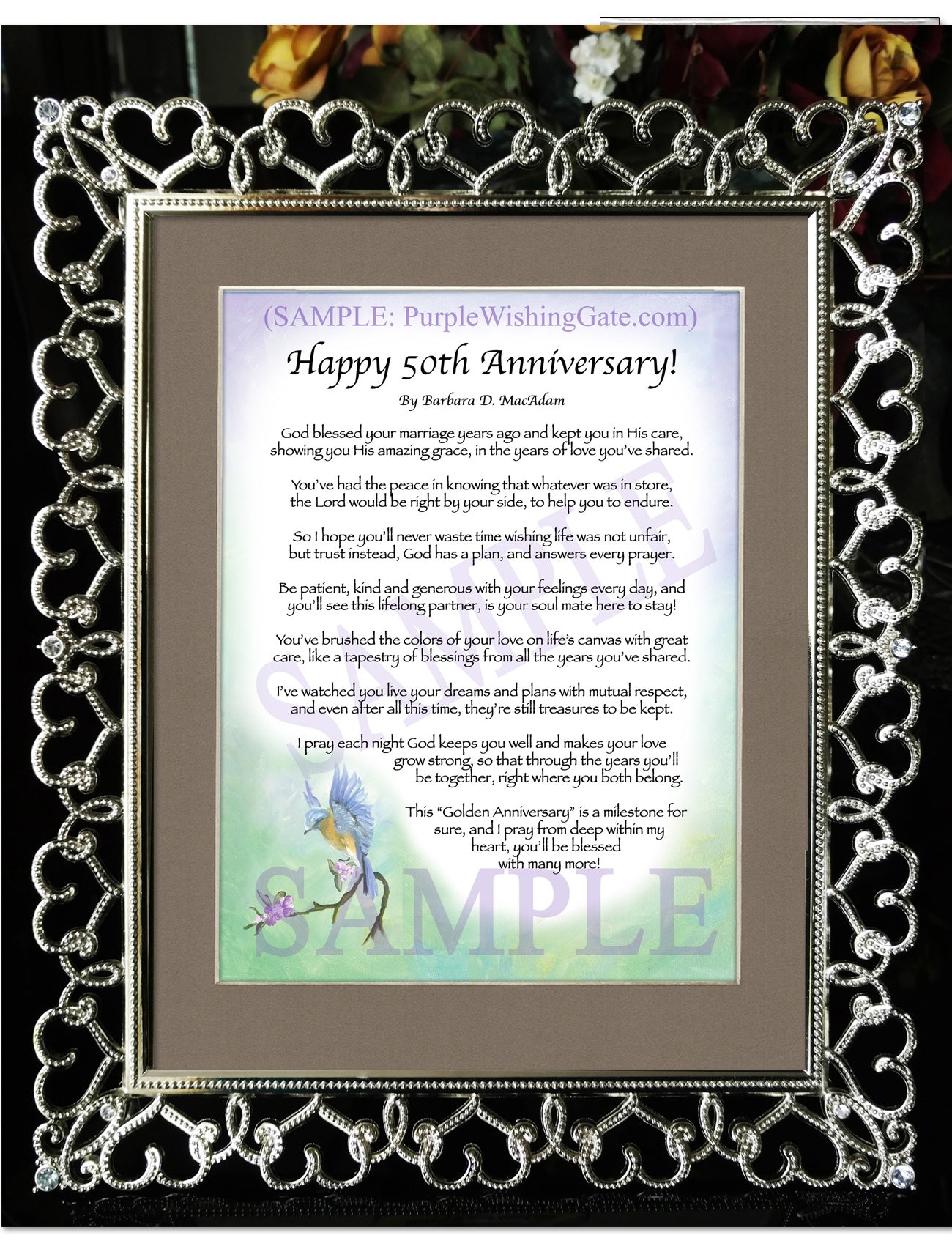 Happy 50th Anniversary! - Anniversary Gift - PurpleWishingGate.com