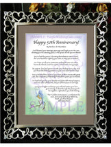 Happy 50th Anniversary! - Anniversary Gift - PurpleWishingGate.com
