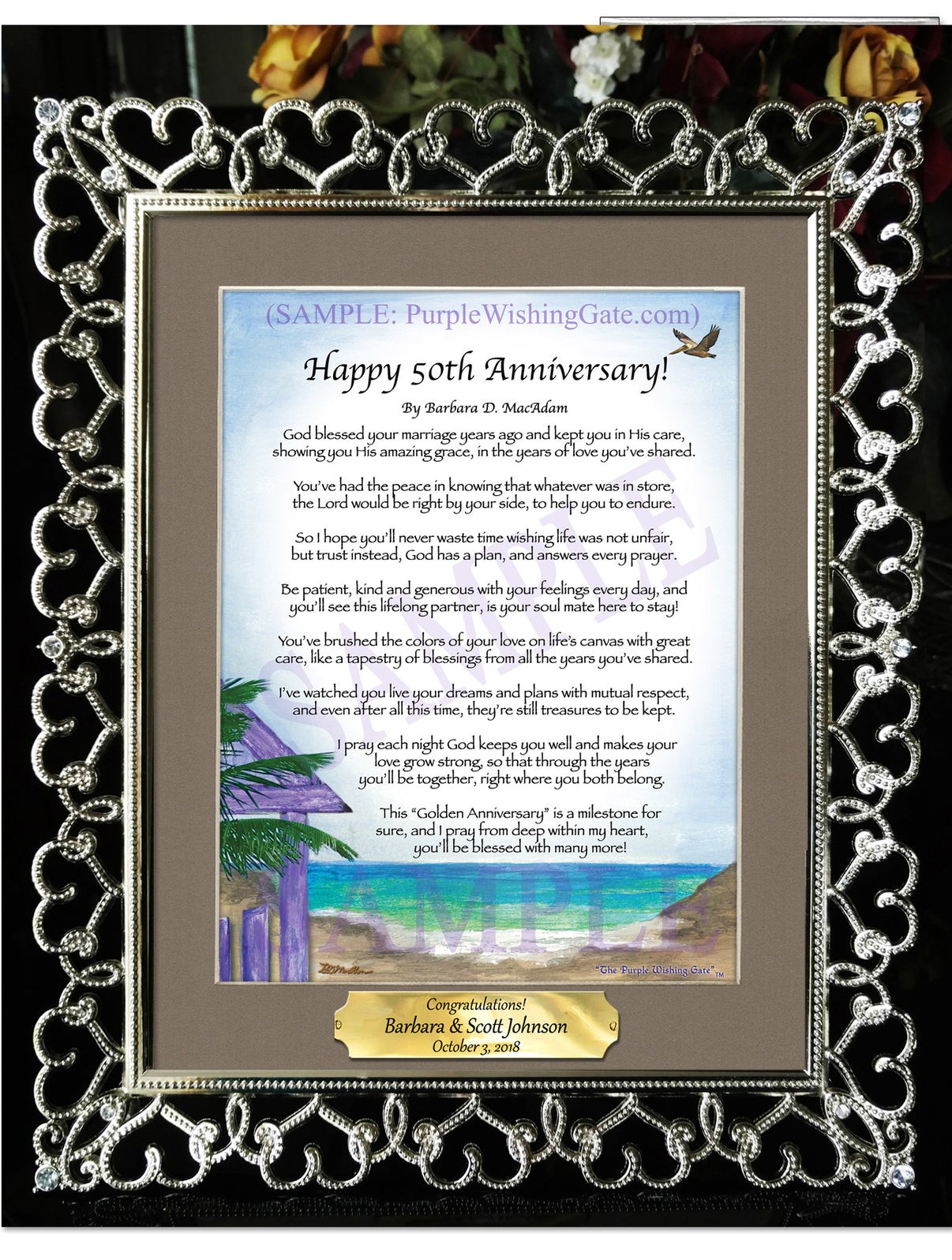 Happy 50th Anniversary! - Anniversary Gift - PurpleWishingGate.com