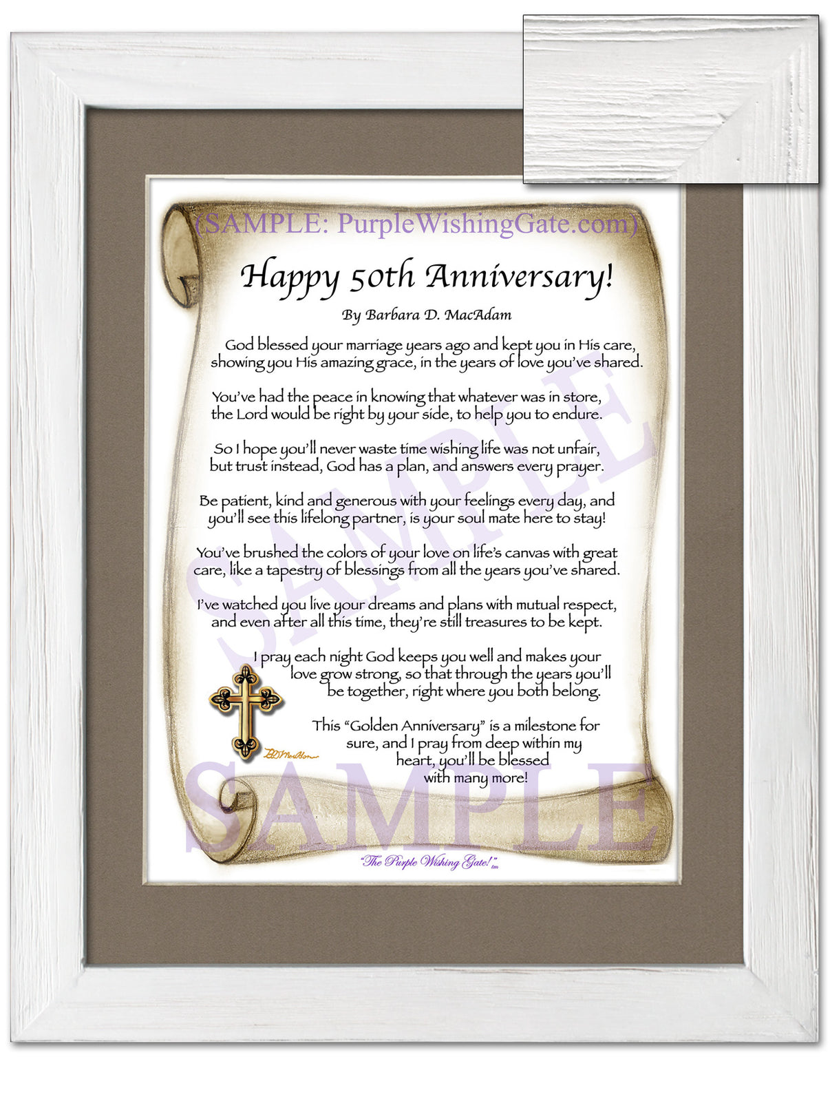 Happy 50th Anniversary! - Anniversary Gift - PurpleWishingGate.com