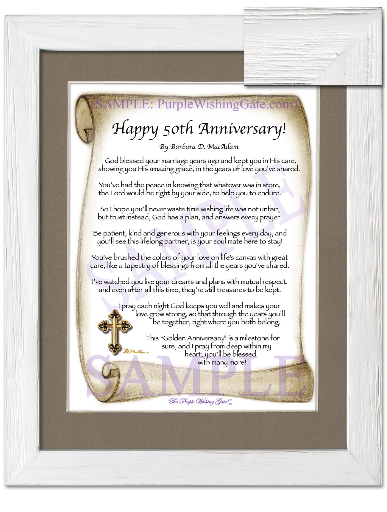 Happy 50th Anniversary! - Anniversary Gift - PurpleWishingGate.com