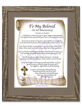 To My Beloved On our Anniversary! - Anniversary Gift - PurpleWishingGate.com