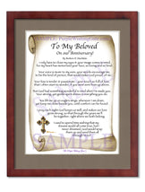 To My Beloved On our Anniversary! - Anniversary Gift - PurpleWishingGate.com