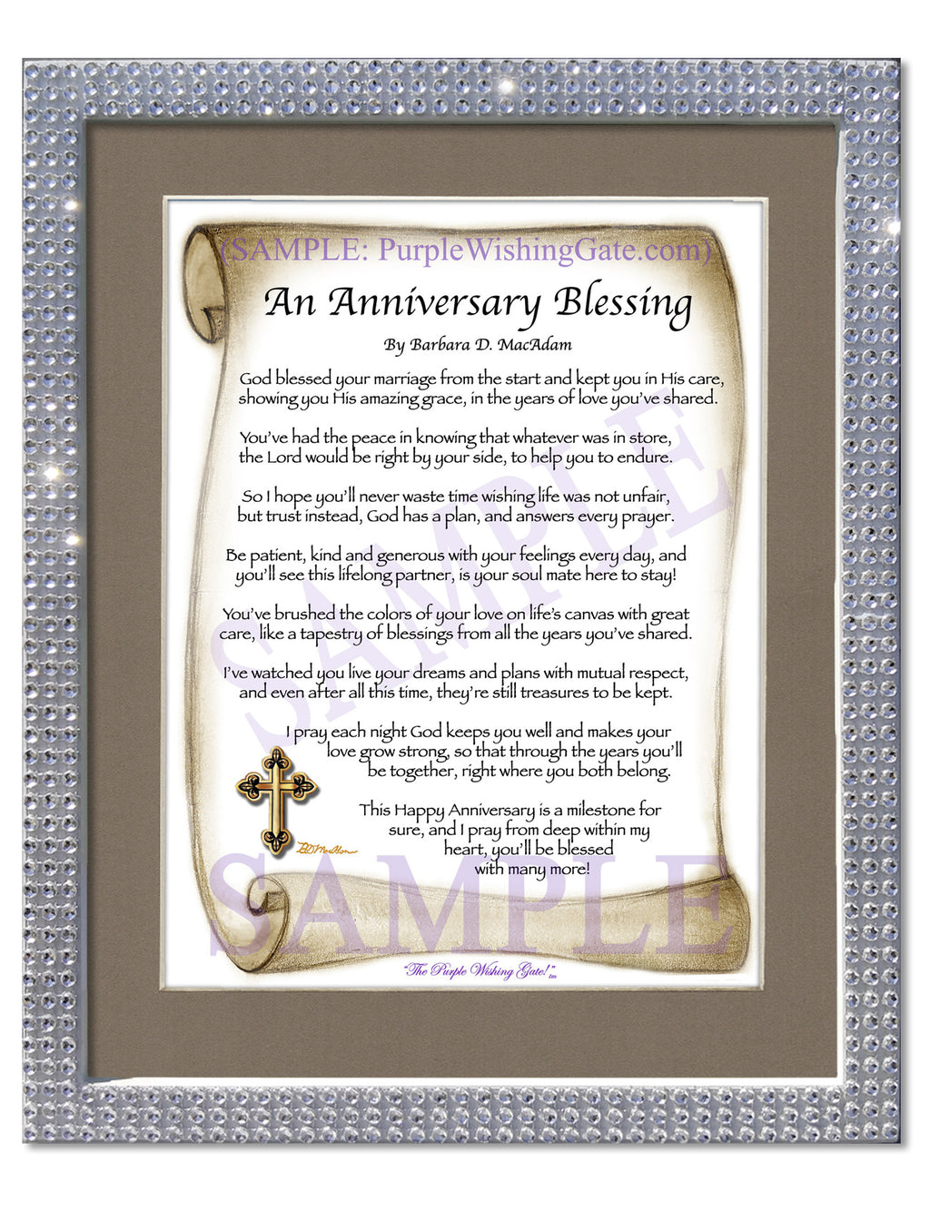 An Anniversary Blessing - Anniversary Gift - PurpleWishingGate.com