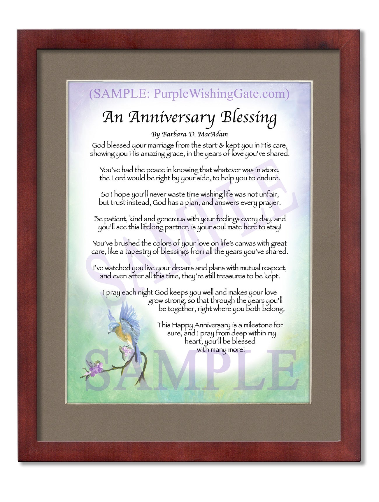 An Anniversary Blessing - Anniversary Gift - PurpleWishingGate.com