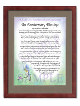 An Anniversary Blessing - Anniversary Gift - PurpleWishingGate.com
