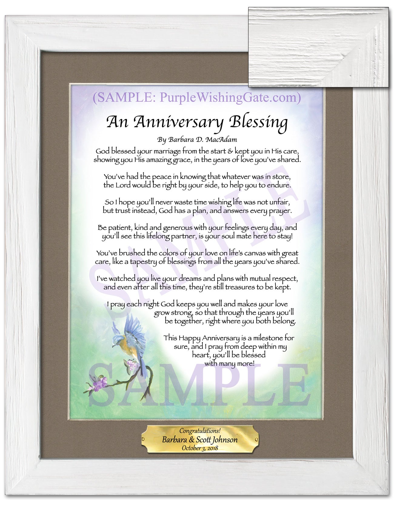 An Anniversary Blessing - Anniversary Gift - PurpleWishingGate.com
