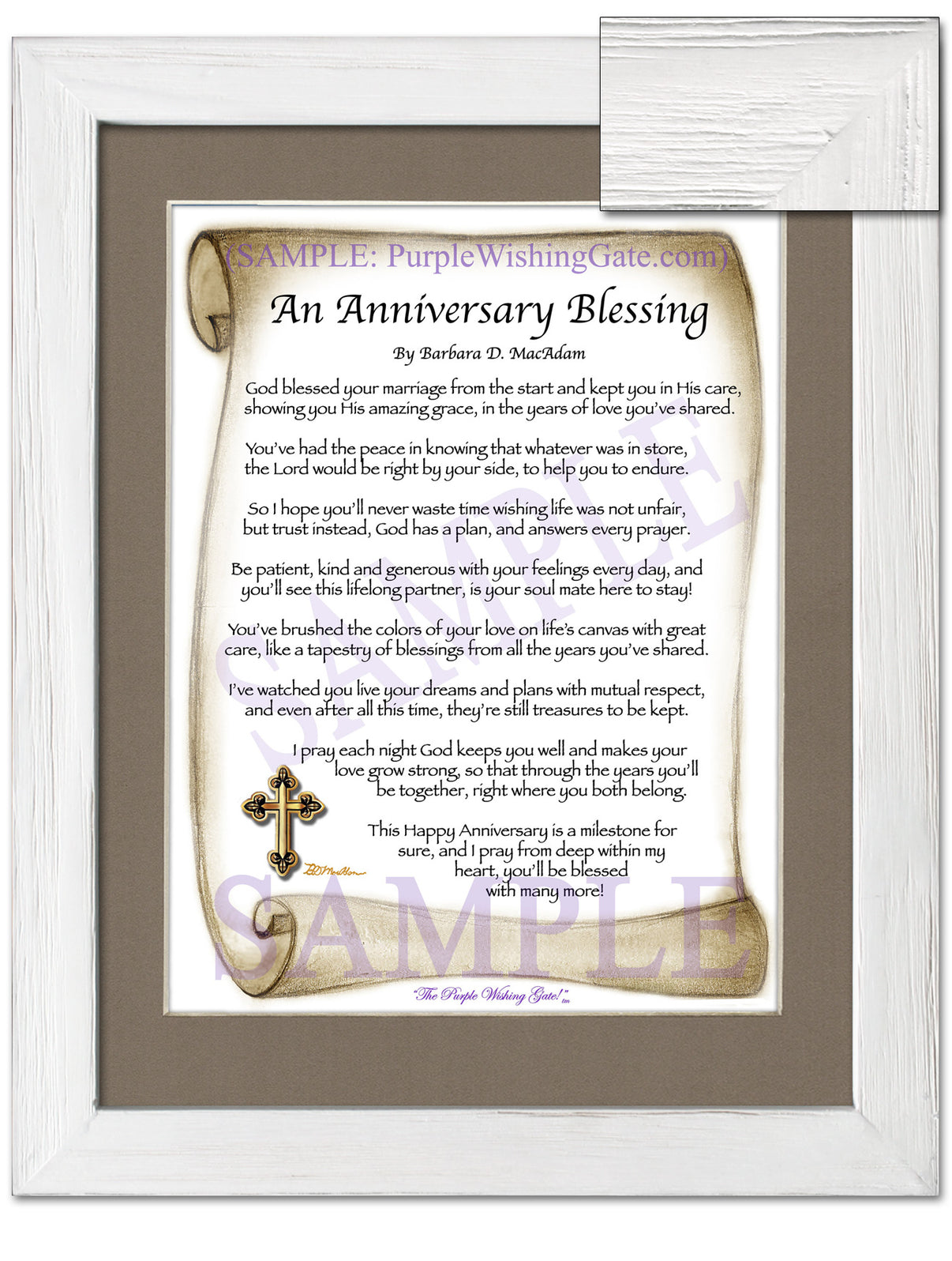 An Anniversary Blessing - Anniversary Gift - PurpleWishingGate.com
