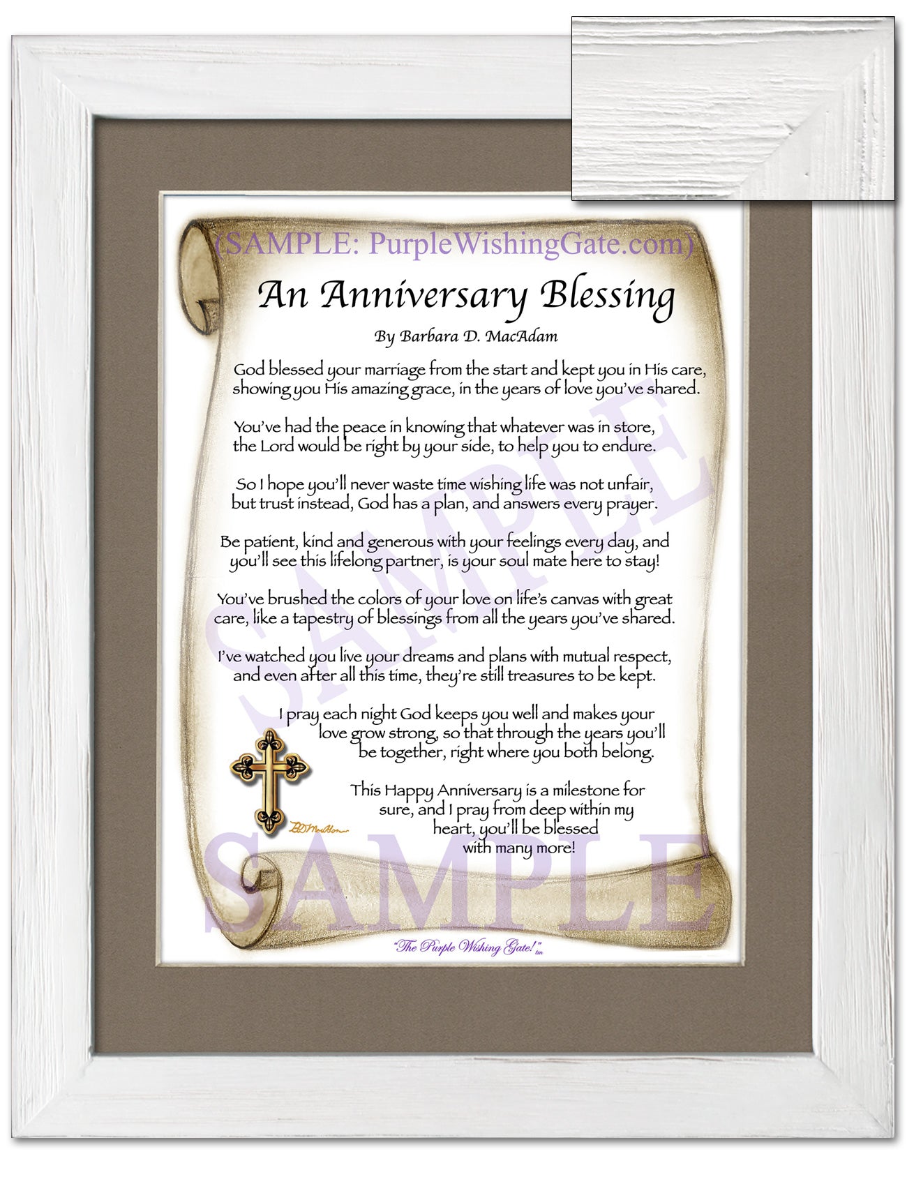 An Anniversary Blessing - Anniversary Gift - PurpleWishingGate.com
