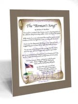 The Airman's Song! - Military Gift - PurpleWishingGate.com