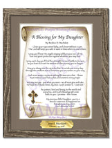 A Blessing for My Daughter (baby) - Baby Gift - PurpleWishingGate.com