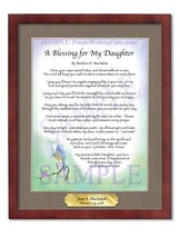 A Blessing for My Daughter (baby) - Baby Gift - PurpleWishingGate.com