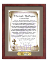 A Blessing for My Daughter (baby) - Baby Gift - PurpleWishingGate.com