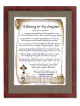 A Blessing for My Daughter (baby) - Baby Gift - PurpleWishingGate.com