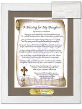 A Blessing for My Daughter (baby) - Baby Gift - PurpleWishingGate.com