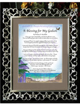 A Blessing for My Godson (baby) - Baby Gift - PurpleWishingGate.com