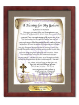 A Blessing for My Godson (baby) - Baby Gift - PurpleWishingGate.com