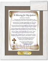 A Blessing for My Godson (baby) - Baby Gift - PurpleWishingGate.com
