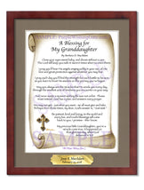 A Blessing for My Granddaughter (baby) - Baby Gift - PurpleWishingGate.com