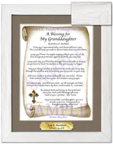 A Blessing for My Granddaughter (baby) - Baby Gift - PurpleWishingGate.com