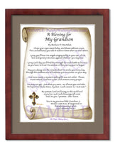 A Blessing for My Grandson (baby) - Baby Gift - PurpleWishingGate.com