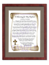 A Blessing for My Nephew (baby) - Baby Gift - PurpleWishingGate.com
