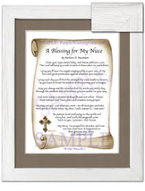 A Blessing for My Niece (baby) - Baby Gift - PurpleWishingGate.com