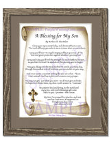 A Blessing for My Son (baby) - Baby Gift - PurpleWishingGate.com