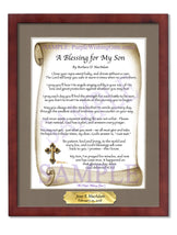 A Blessing for My Son (baby) - Baby Gift - PurpleWishingGate.com