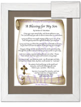 A Blessing for My Son (baby) - Baby Gift - PurpleWishingGate.com