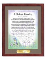 A Baby's Blessing - Baby Gift - PurpleWishingGate.com