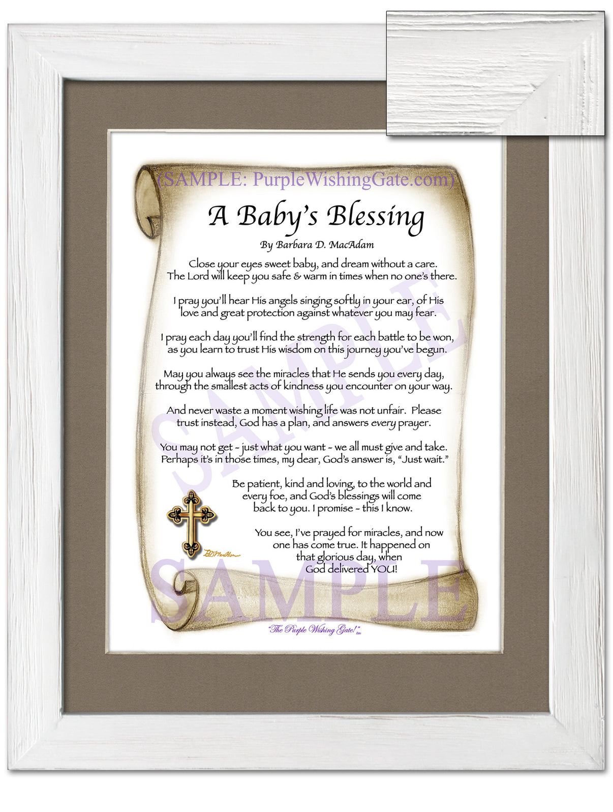 A Baby's Blessing - Baby Gift - PurpleWishingGate.com