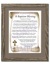 A Baptism Blessing - Baptism Gift - PurpleWishingGate.com