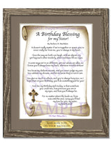 A Birthday Blessing! for my Sister - Birthday Gift - PurpleWishingGate.com