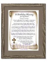 A Birthday Blessing! for my Sister - Birthday Gift - PurpleWishingGate.com