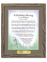 A Birthday Blessing for my Daughter! - Birthday Gift - PurpleWishingGate.com
